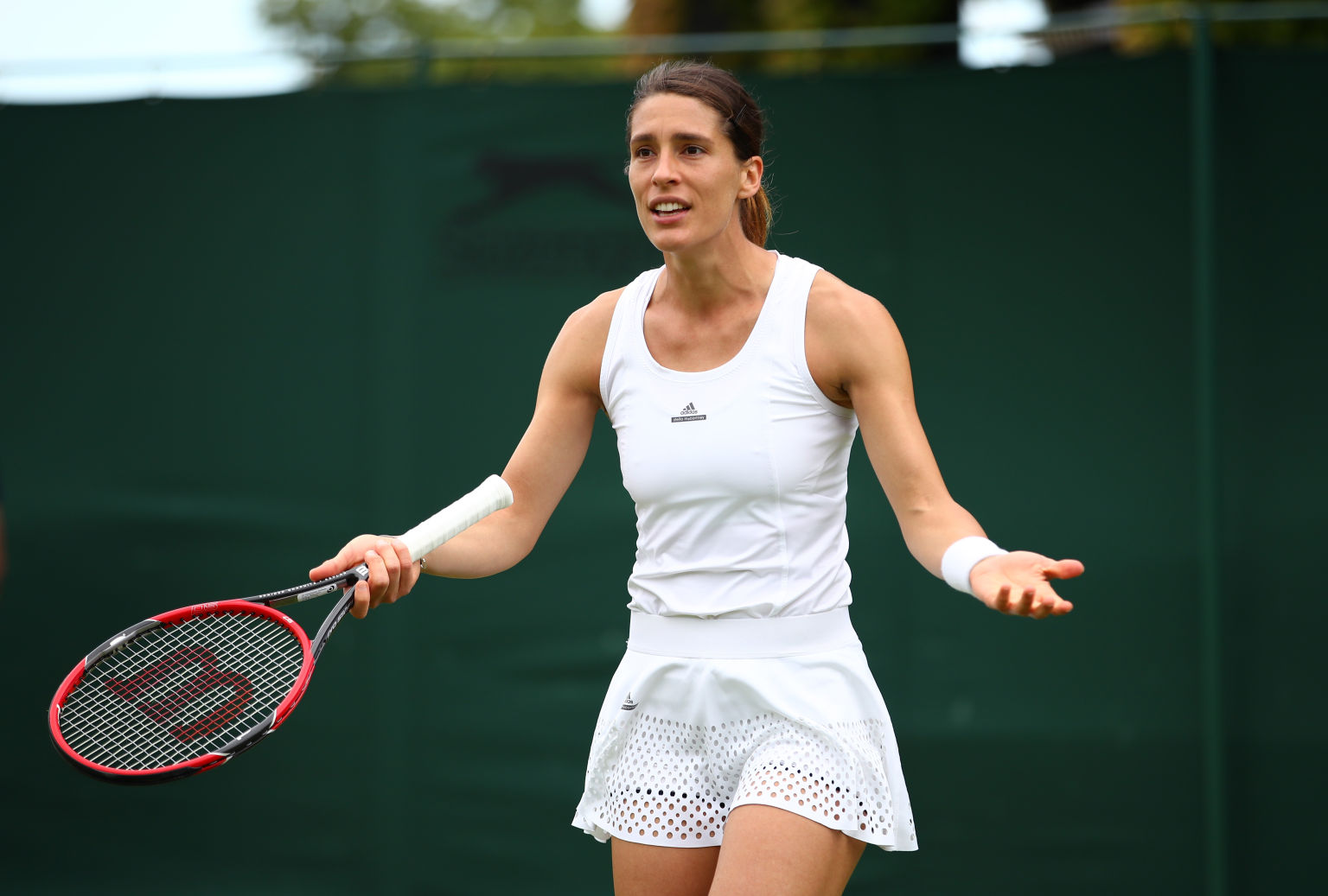 Neben den Regenunterbrechungen keinen Grund zur Beschwerde, Andrea Petkovic