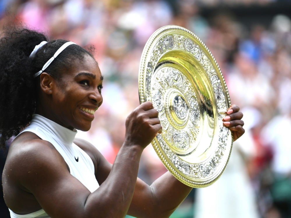 Serena Williams nach ihrem Wimbledon-Sieg