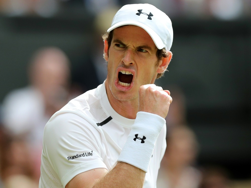 Steht im Viertelfinale von Wimbledon: Andy Murray
