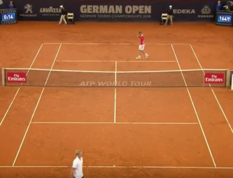 Im Video: Weßels unterliegt Klizan am Rothenbaum