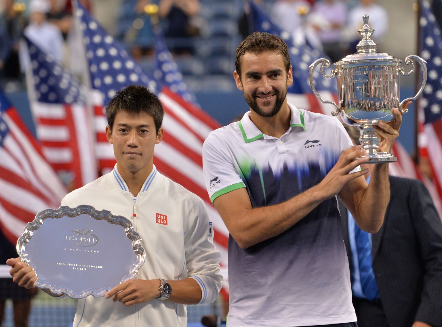 Bis heute der größte Erfolg von beiden. Das US Open-Finale von 2014, in dem sich der Kroate zum Grand Slam-Champion machte.