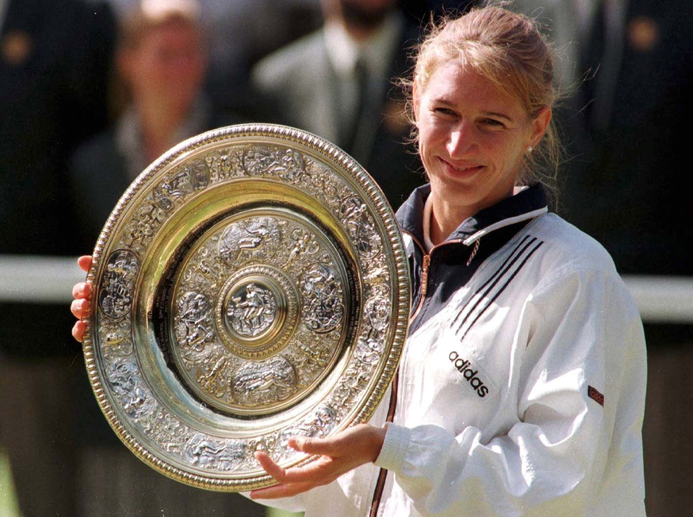 Steffi Graf ist die letzte deutsche Wimbledonsiegerin.