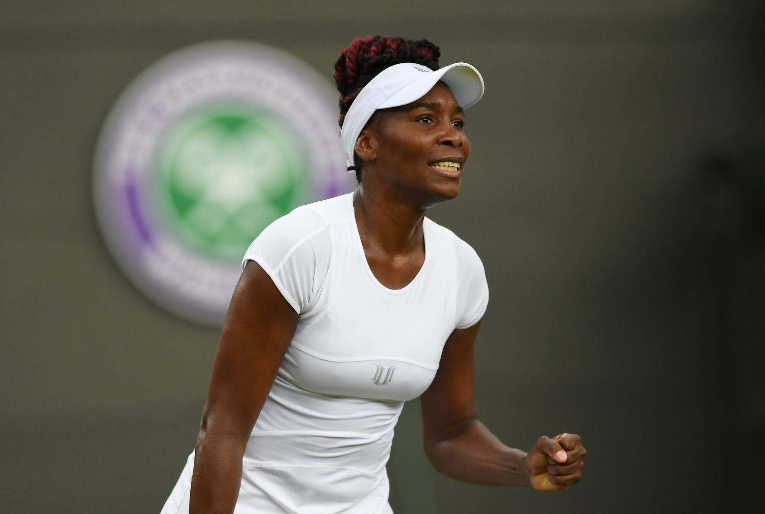 Venus Williams während ihres Marathonmatches gegen Daria Kasatkina.