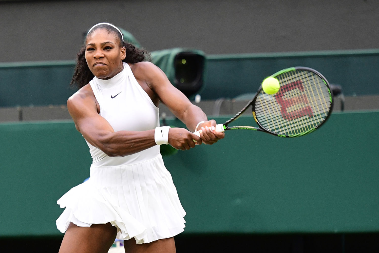 Serena Williams steht im Viertelfinale von Wimbledon. 