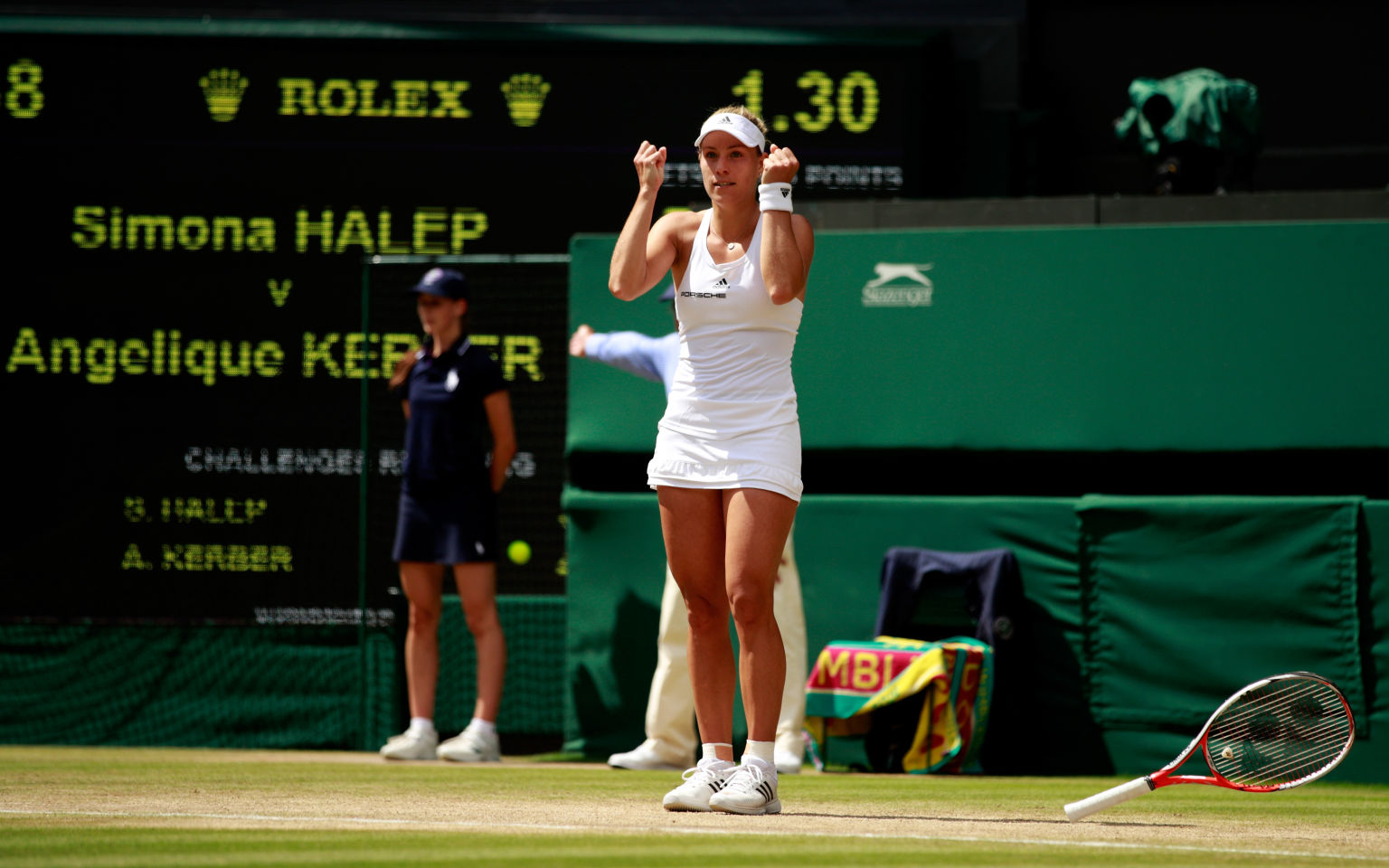 Kerber nach ihrem zweiten Einzug ins Wimbledon-Halbfinale