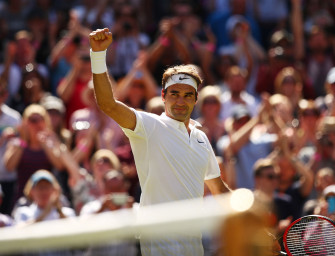 Federer nach Aufholjagd im Halbfinale von Wimbledon