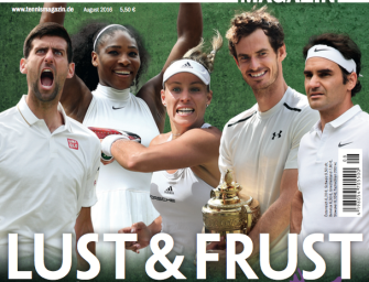 tennis MAGAZIN 8/2016: Das spektakulärste Wimbledon-Turnier der letzten Jahre