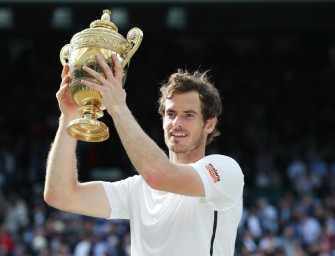 Andy Murray trägt britische Fahne im Maracanã