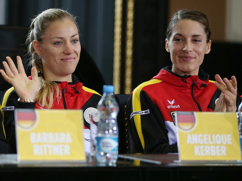 Kerber (l.) und Petkovic bilden bei Olympia ein Doppel