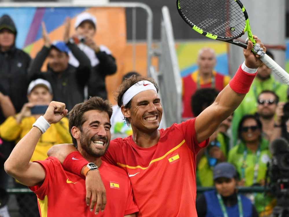 Rafael Nadal und Marc Lopez stehen im Doppel-Finale