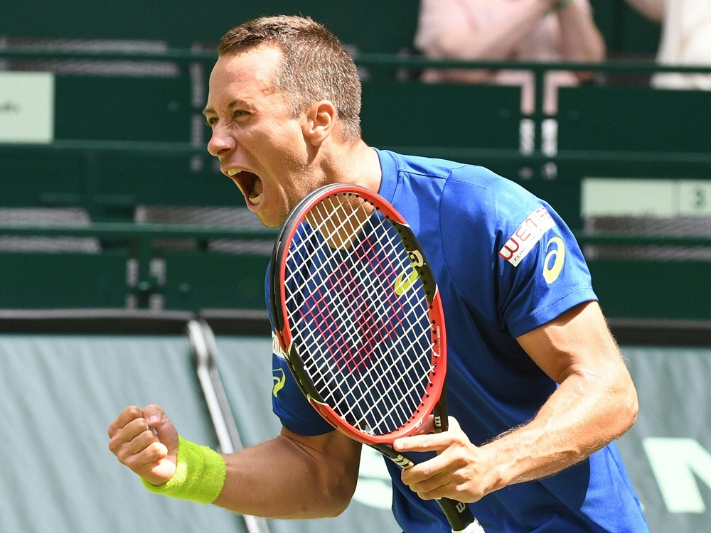 Kohlschreiber erreicht als erster Deutscher Runde zwei