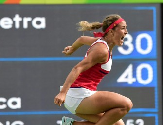 Monica Puig aus Puerto Rico steht im Finale von Rio