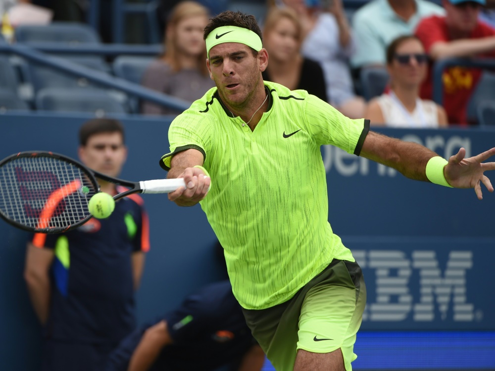 Juan Martin del Potro erreicht das Achtelfinale