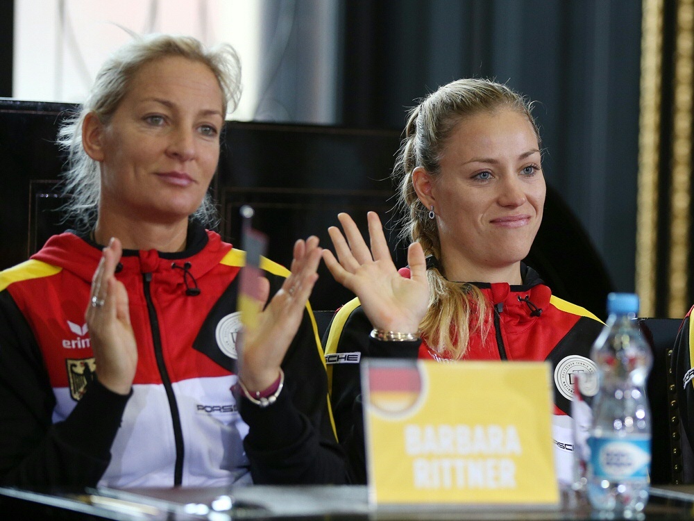 Barbara Rittner (l.) und Angelique Kerber (r.)