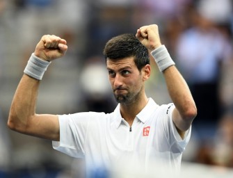 Djokovic zum siebten Mal im Finale der US Open