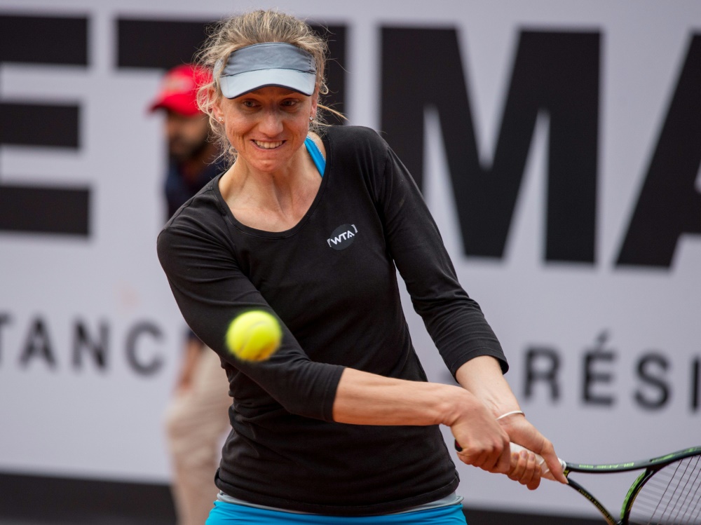 Mona Barthel setzte sich gegen Nicole Gibbs durch