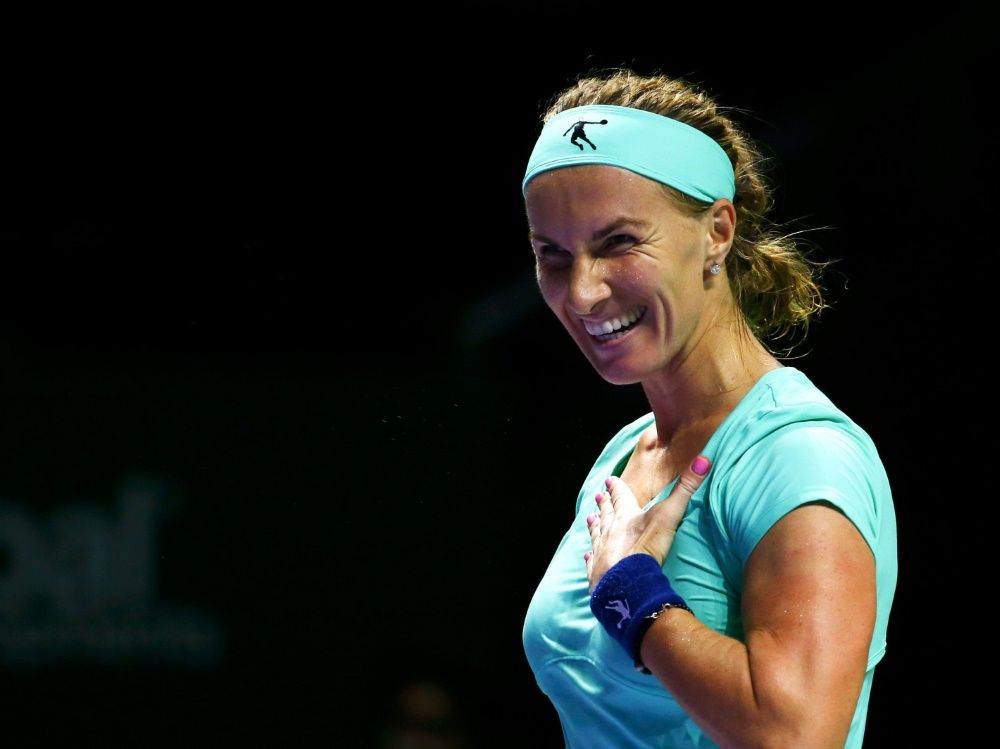 Swetlana Kusnezowa gewinnt gegen Karolina Pliskova