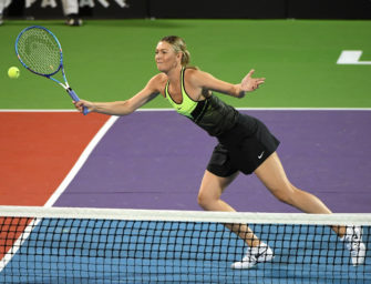 Nach reduzierter Dopingsperre: Sharapova spielt bei Show-Wettkampf