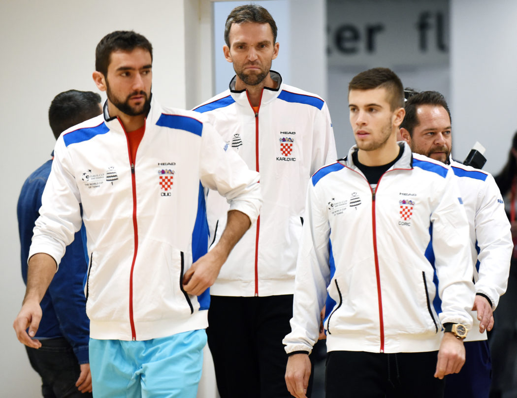 TENNIS-DAVIS-CUP-CRO-PRESSER