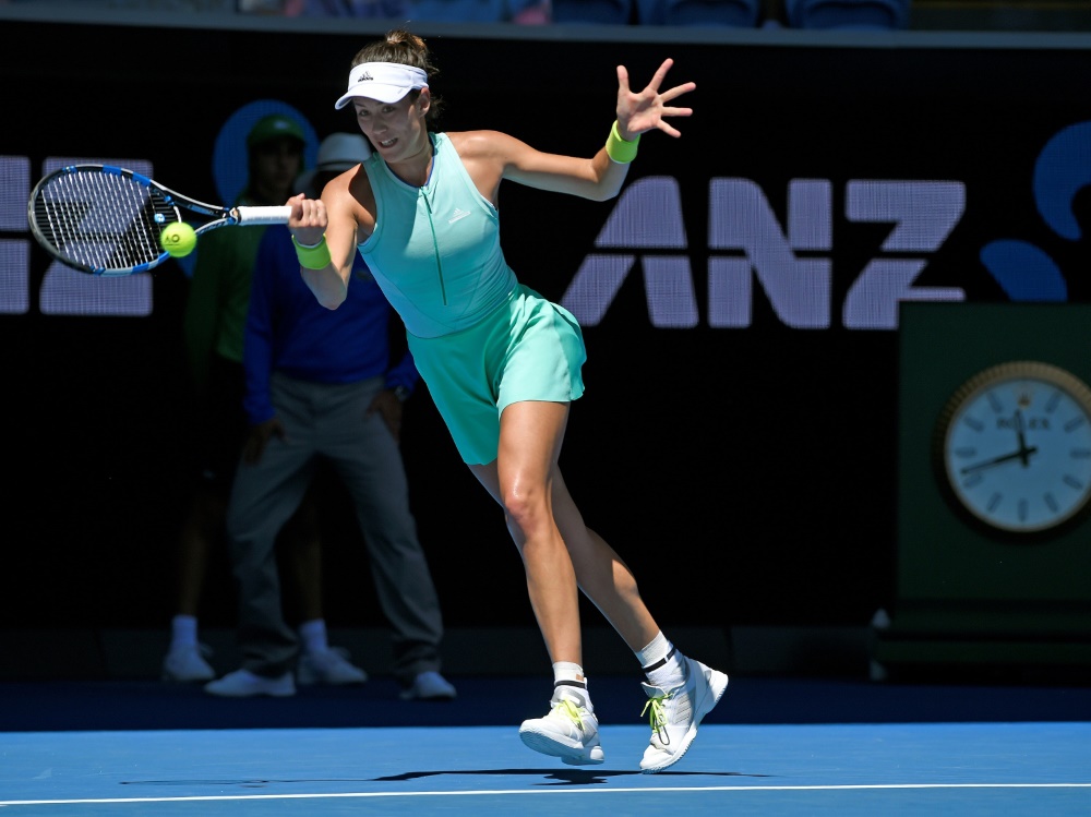 Muguruza steht erstmals im Viertelfinale von Melbourne