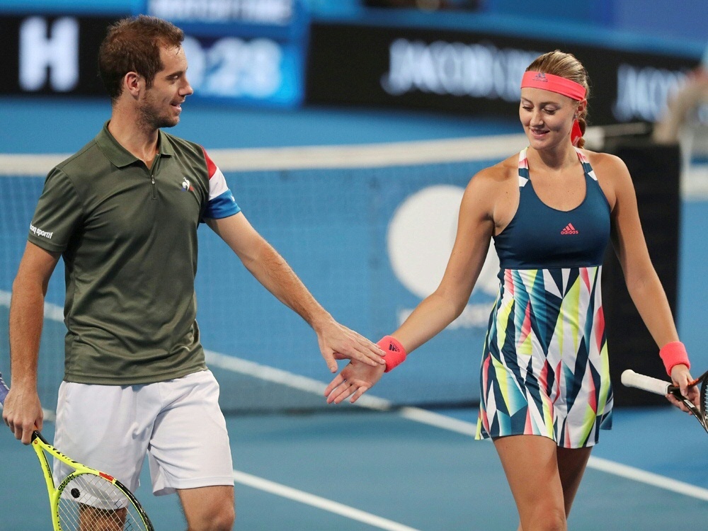 Gasquet (l.) und Mladenovic (r.) gewinnen den Hopman Cup