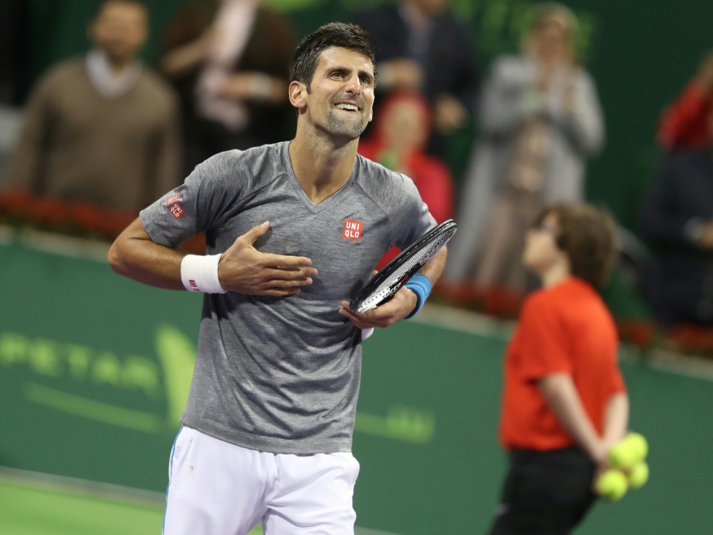 Tennis-Ass Novak Djokovic gewinnt das Turnier in Doha