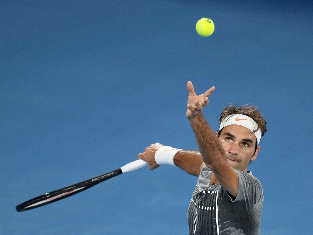 Federer steht in der zweiten Runde der Australian Open
