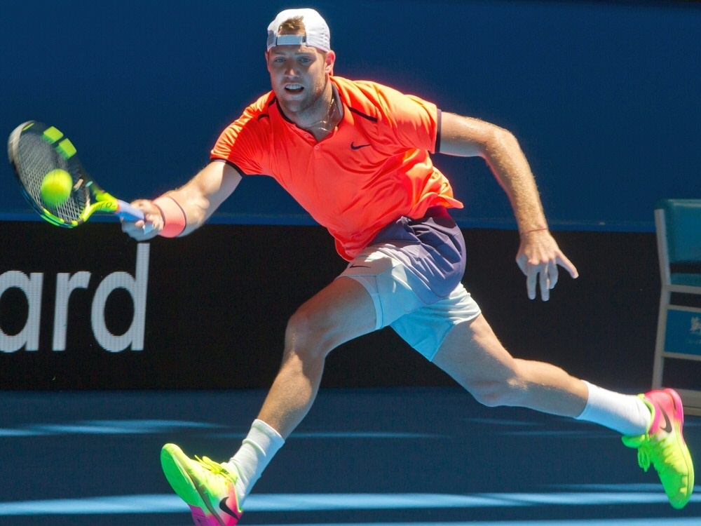 Jack Sock besiegte Feliciano Lopez in drei Sätzen