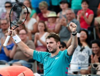 Melbourne: Wawrinka nach Dreisatzsieg im Viertelfinale