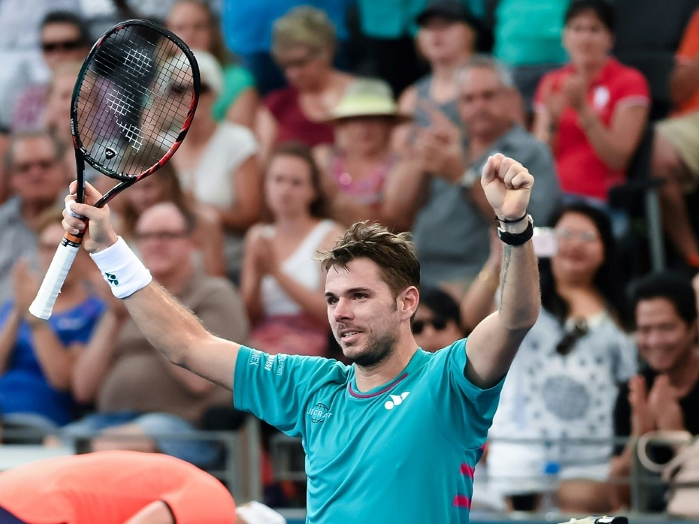 Melbourne: Wawrinka nach Dreisatzsieg im Viertelfinale