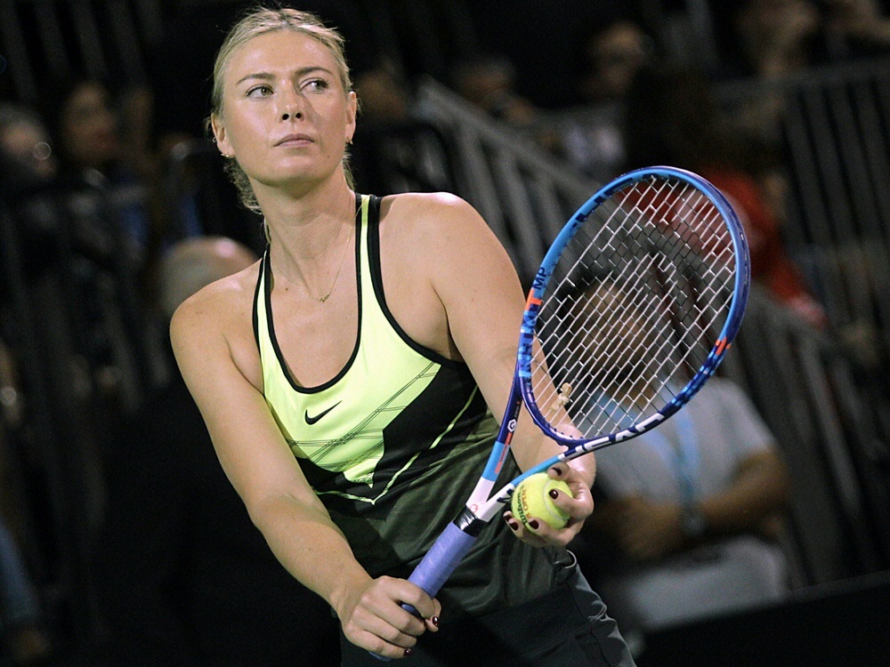Maria Scharapowa darf in Madrid aufschlagen