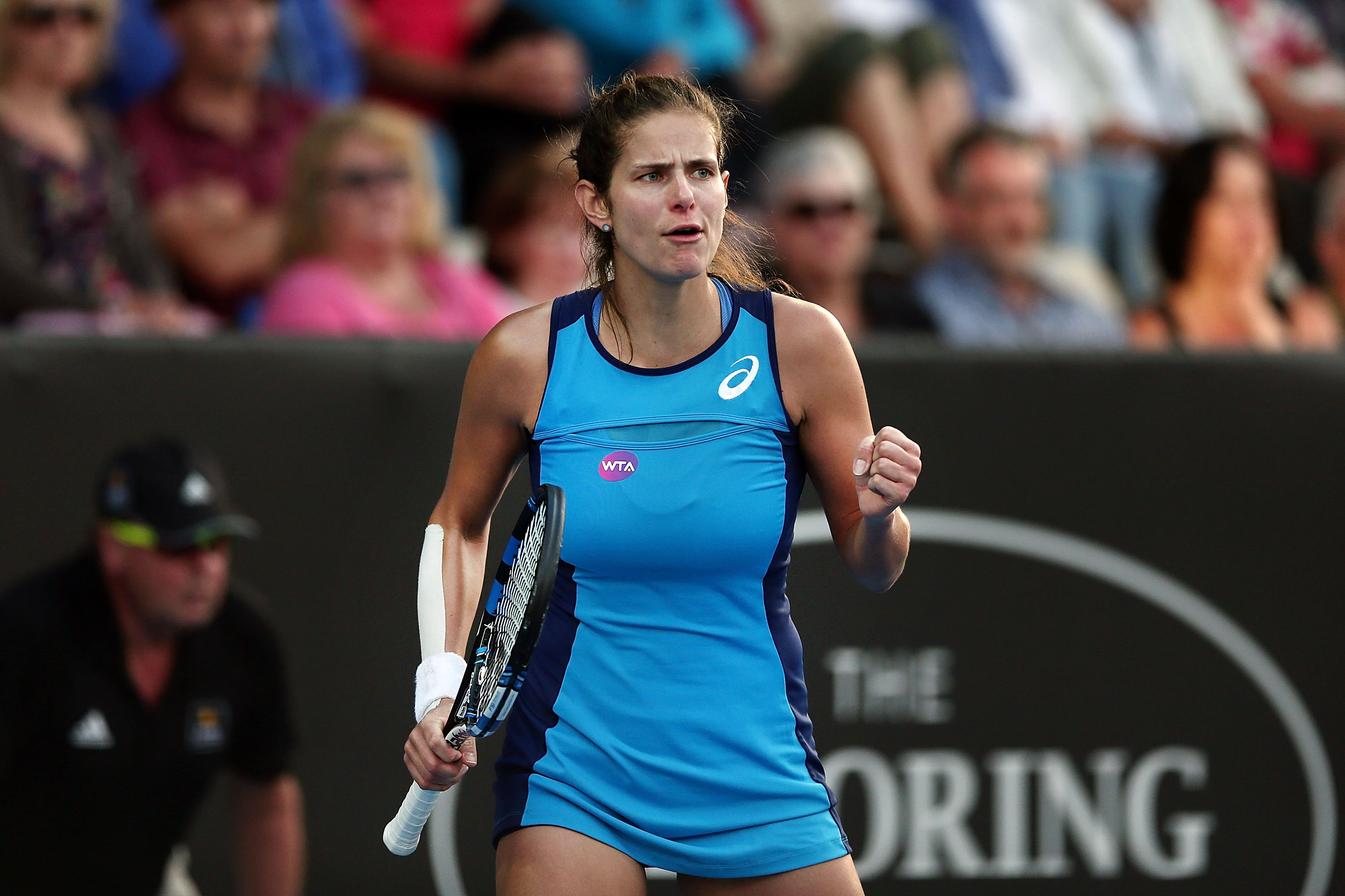 Görges im Viertelfinale von Budapest