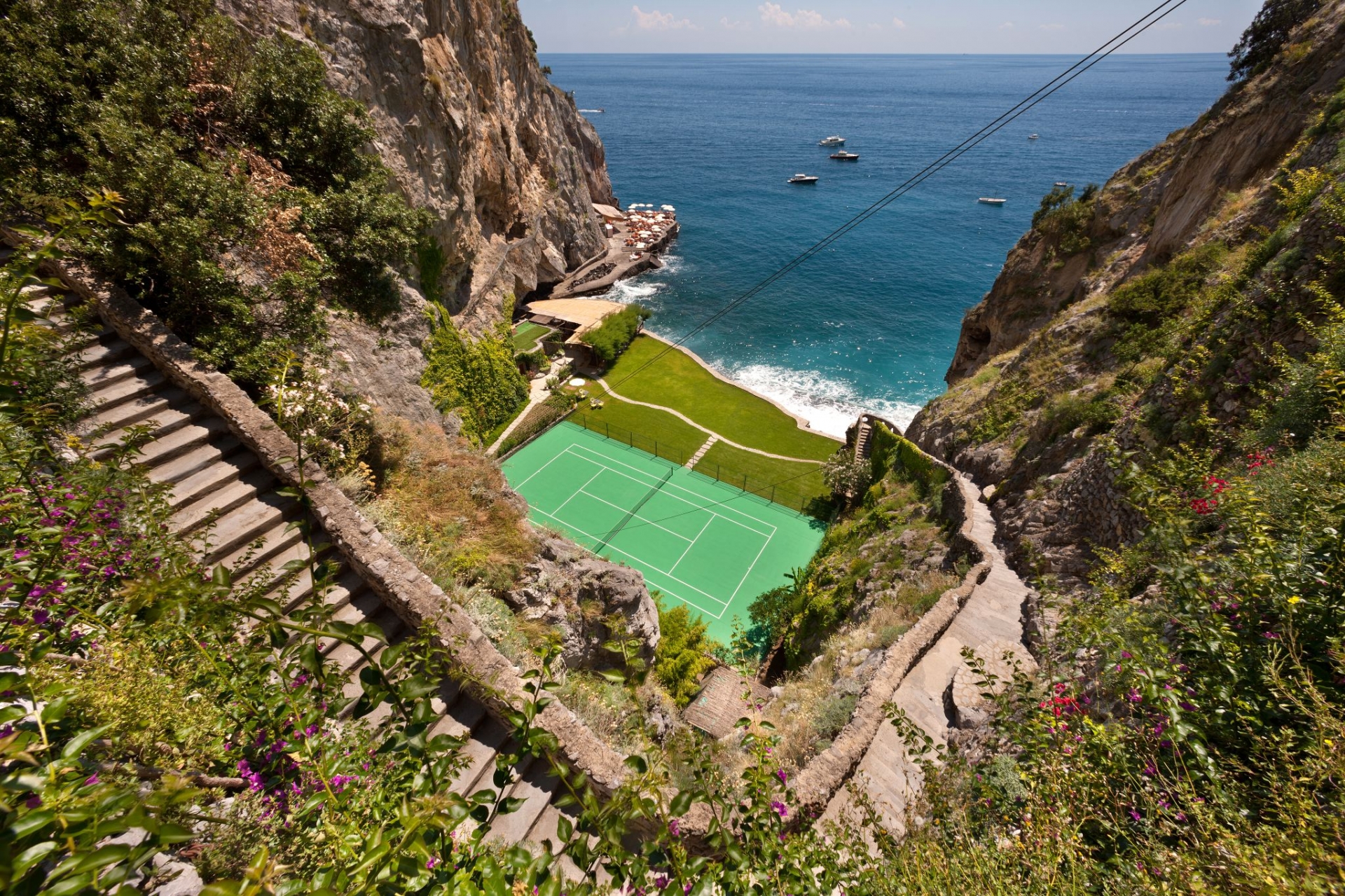 schönsten Tennisplätze der Welt