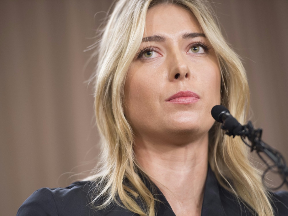Maria Scharapowa schaut in eine schwierige Zukunft