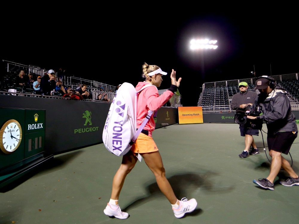 Kerber verlässt den Court als Siegerin