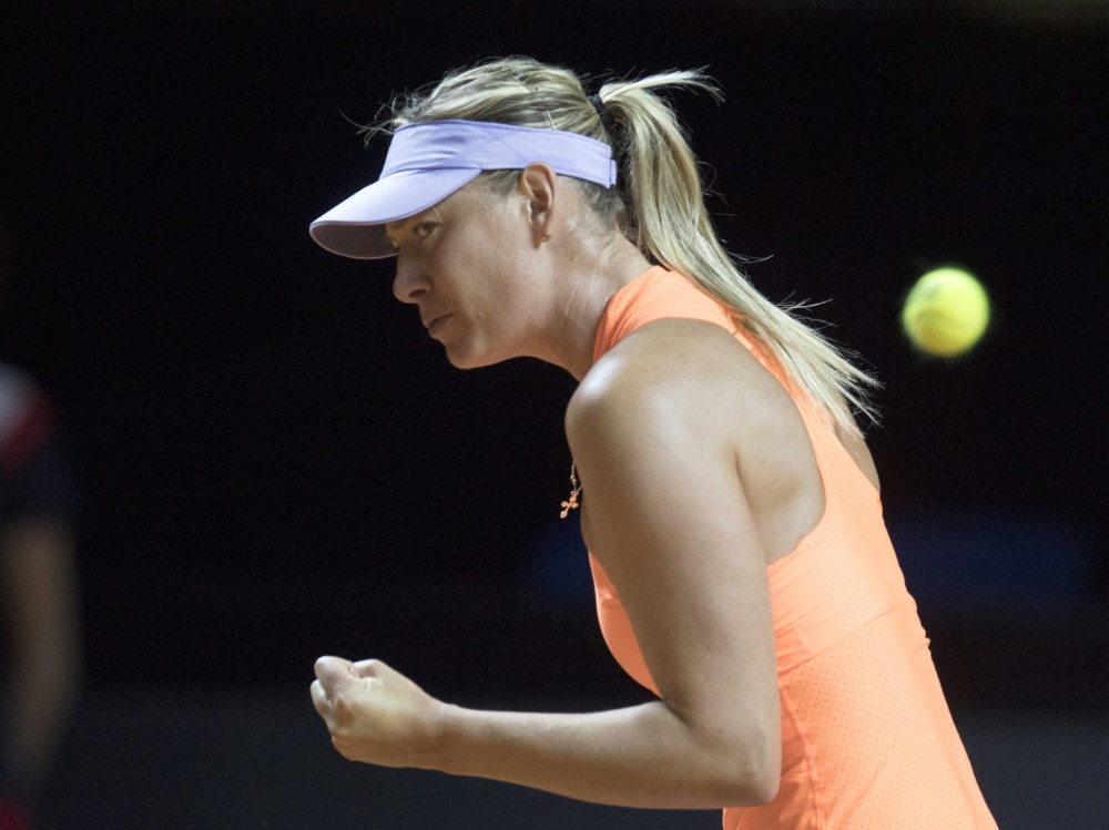 Scharapowa bezwang die Qualifikantin Anett Kontaveit