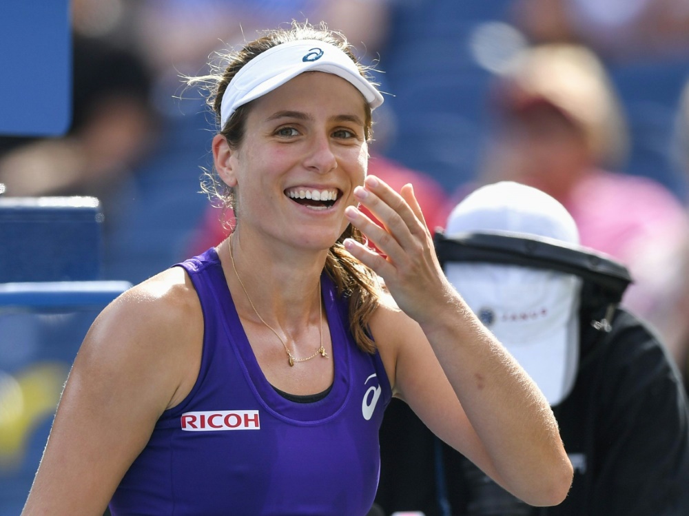 Johanna Konta darf sich über ihren größten Sieg freuen