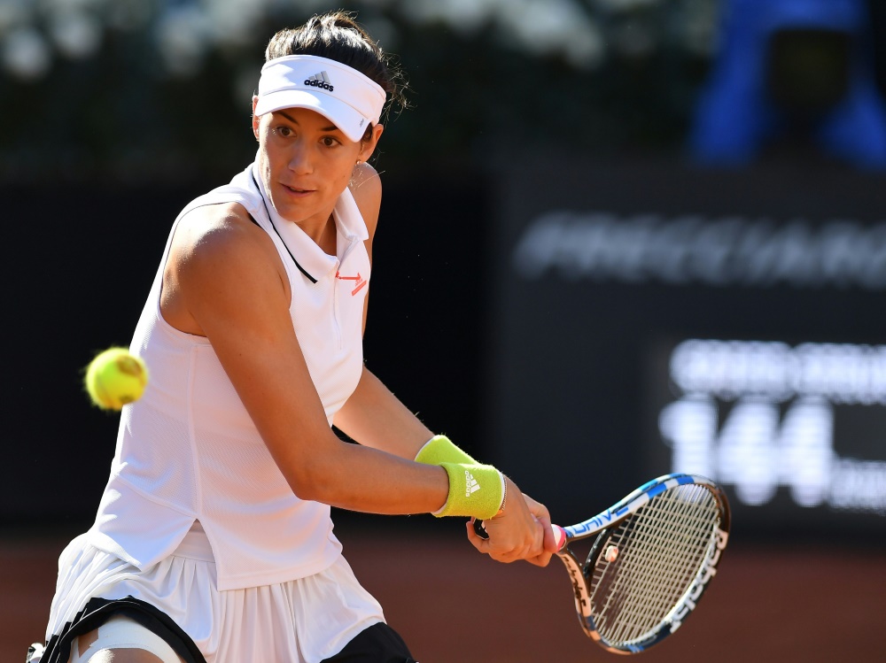 Muguruza gab ihr Match wegen einer Nackenverletzung auf