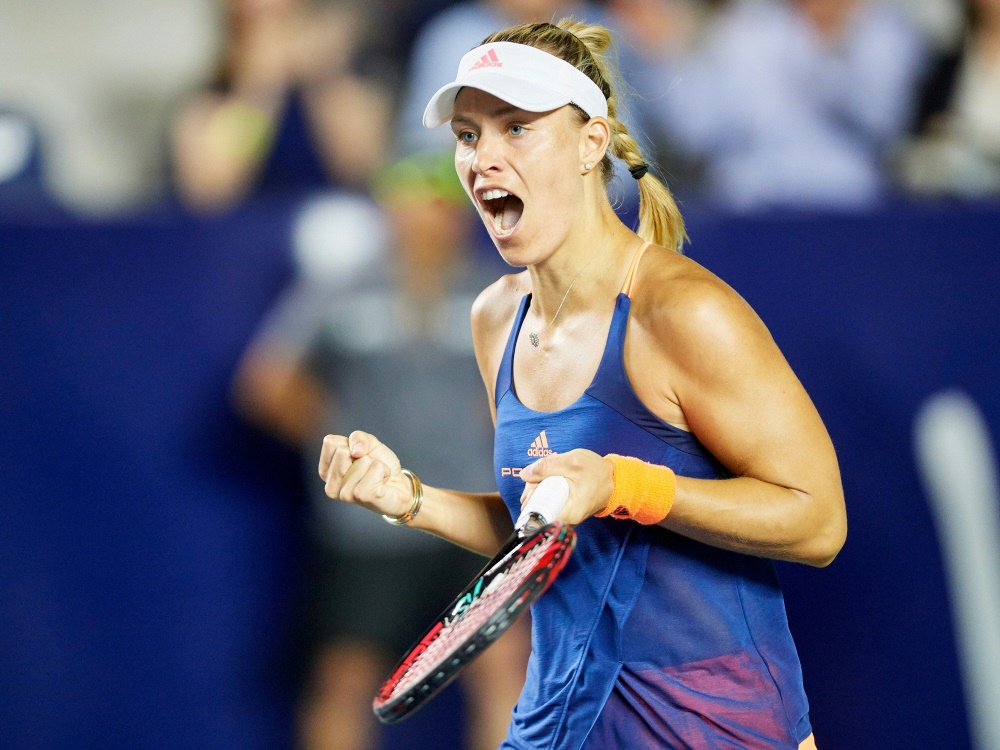 Angelique Kerber zieht in Madrid in Runde zwei ein