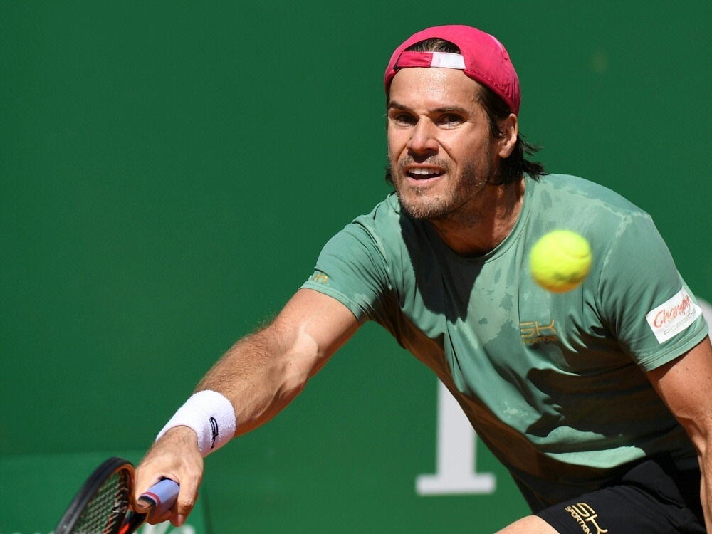 Haas (Bild) unterlag Struff mit 4:6, 5:7