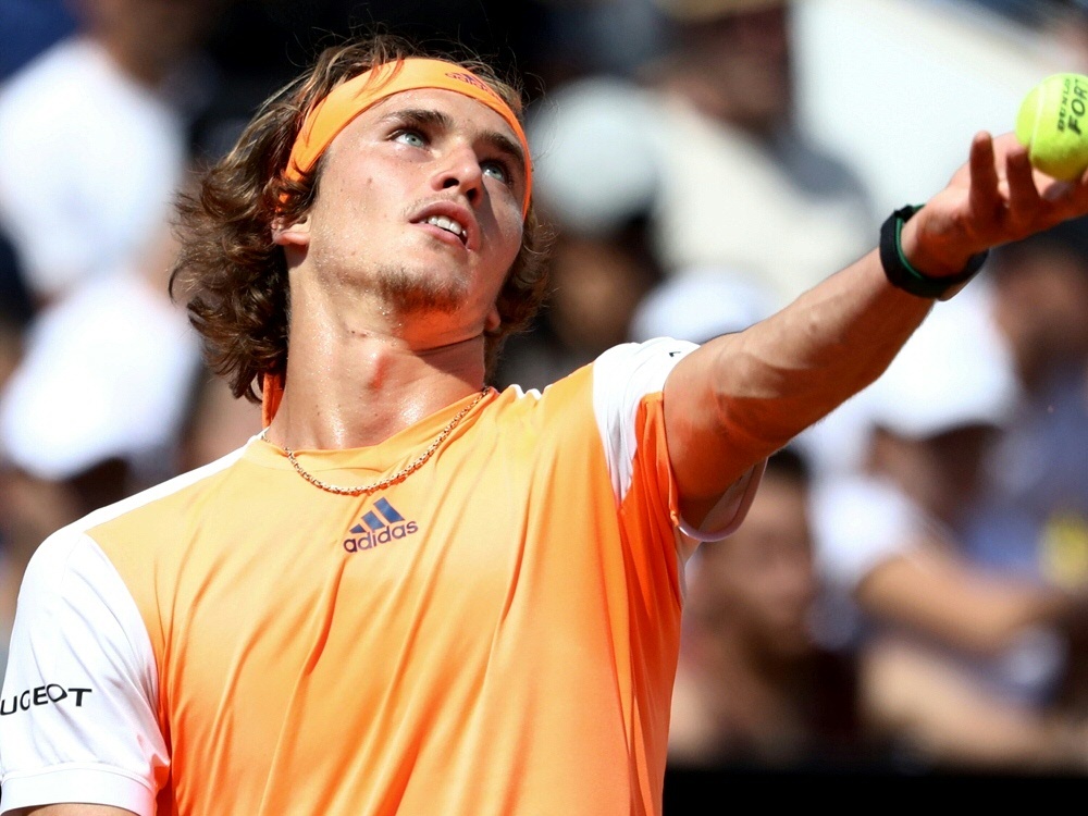 Alexander Zverev steht im Viertelfinale von Rom
