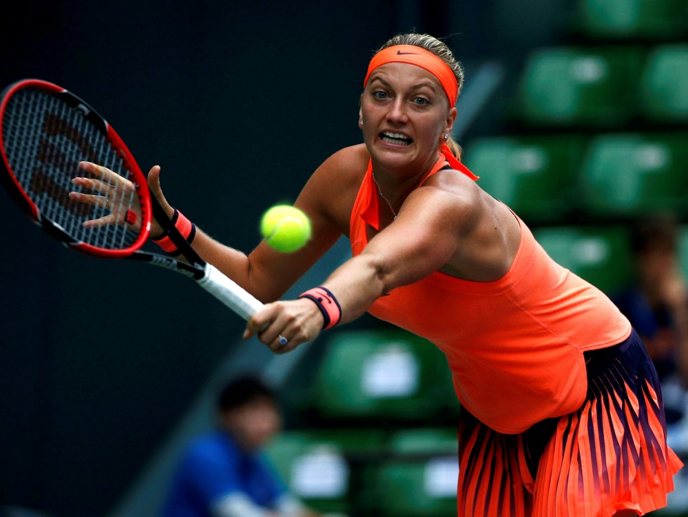 Kvitova besiegte Ashleigh Barty mit 4:6, 6:3 und 6:2