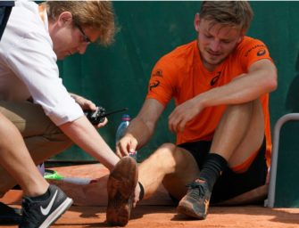 French Open: Goffin muss nach Sturz aufgeben