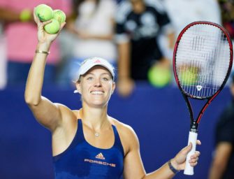 Kerber für Eastbourne fit