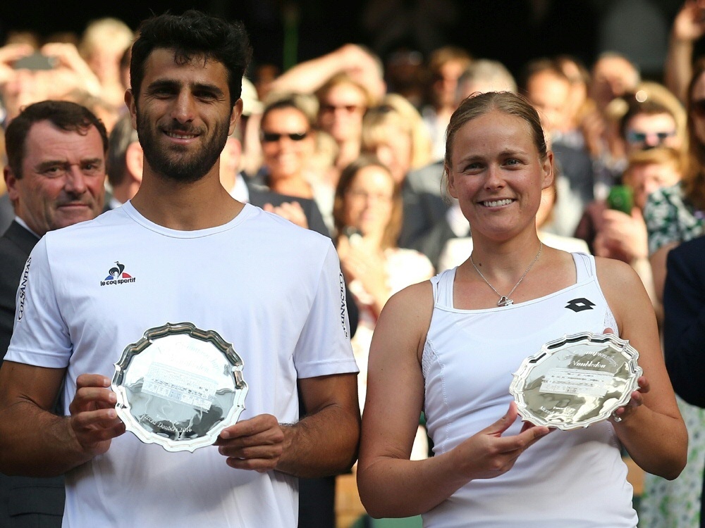Grönefeld (r.) und Farah haben das Halbfinale erreicht