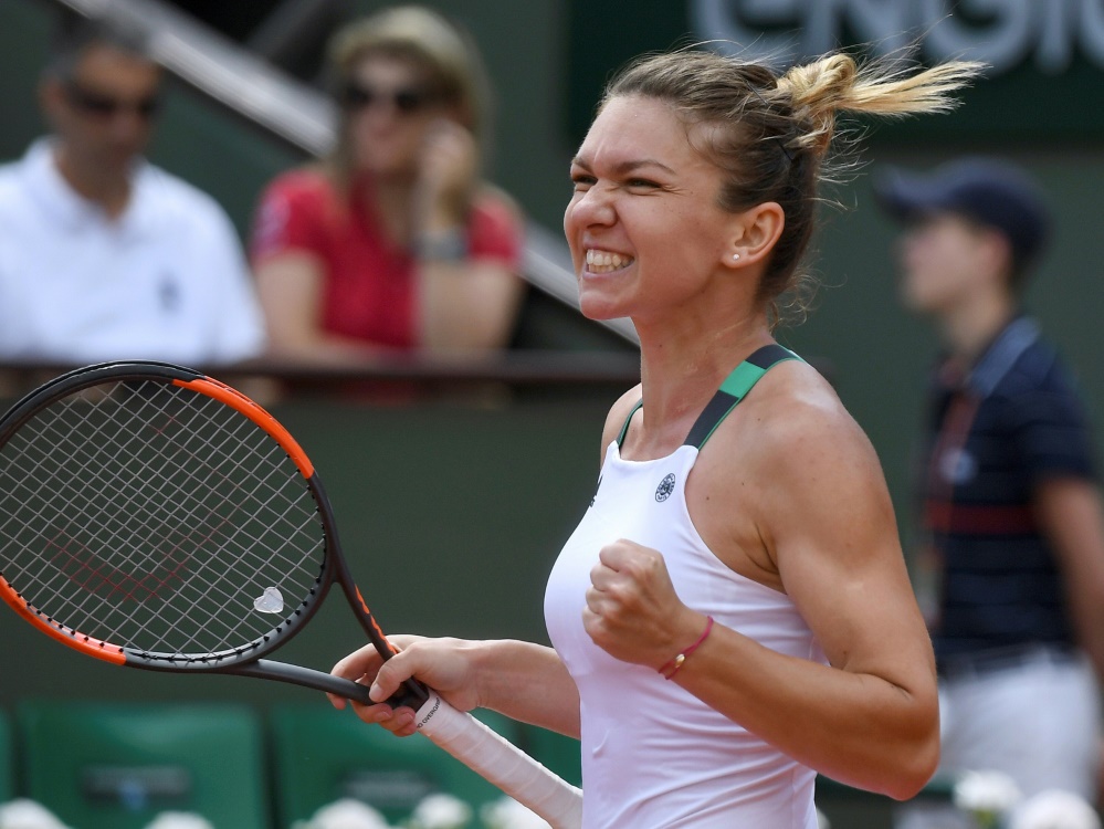 Simona Halep erreicht das Viertelfinale der French Open