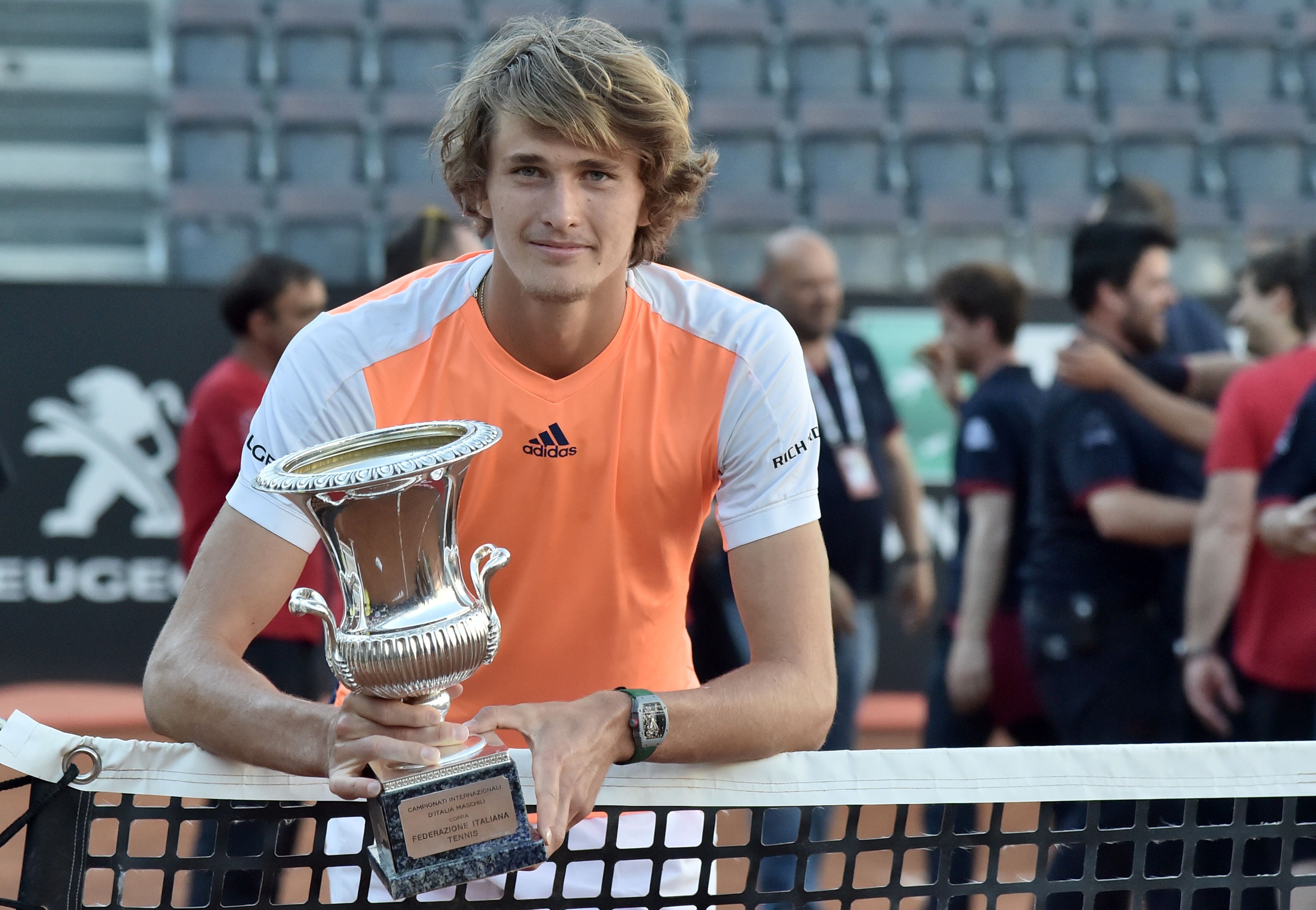 Größter Erfolg: Mit dem Turniersieg von Rom konnte Alexander Zverev seinen ersten ATP 1000-Titel gewinnen.