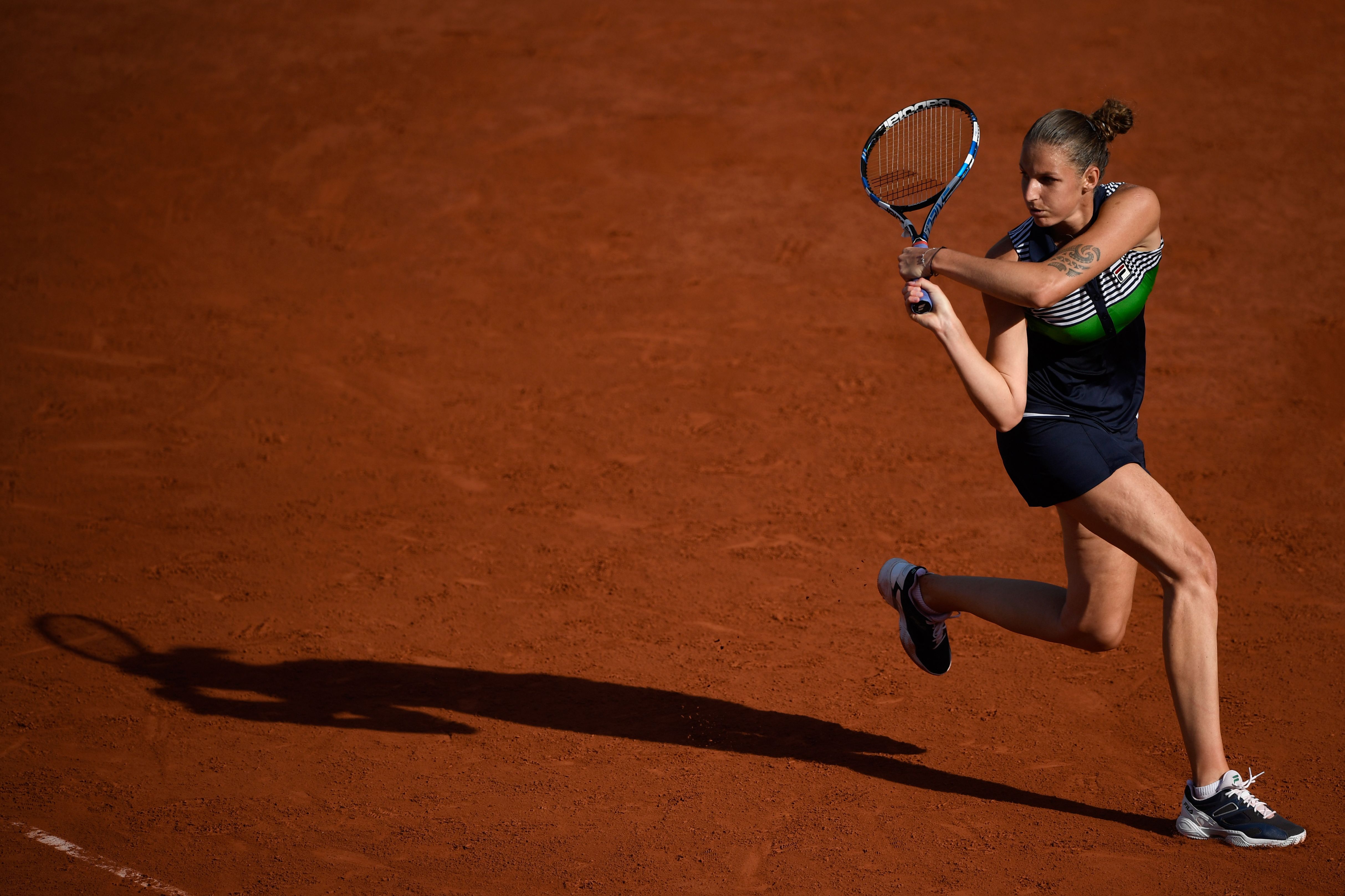 Karolina Pliskova wehrte sich gegen Simona Halep, doch die Rumänin kämpfte die Tschechin nieder.