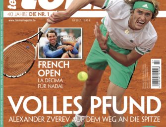 tennis MAGAZIN 7/2017: Zverev auf dem Weg an die Spitze