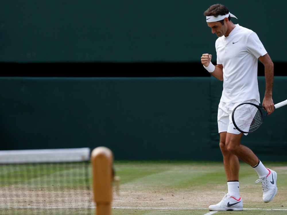 Federer zieht zum elften Mal ins Wimbledon-Finale ein